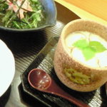 小鉢と茶碗蒸し