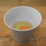 煮干中華ソバ イチカワ - イチカワ 生卵 50円