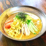 麺匠 あらき - 冷やし広島呉ますや味噌麺　７８０円