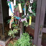印度料理シタール - 待合室前の七夕飾り♪