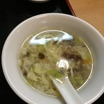 七福家 - セットのスープ