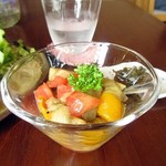 ジャム cafe 可鈴 - 茄子とパプリカのマリネ