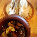 蕎房 猪口屋 - 鴨汁そば 相盛り