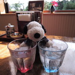 珈琲 蔵 - お冷のグラスもかわいいな～って思っていたら
                                萩グラスなんだって。
                                