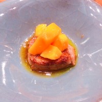 虎峰 - ⑳フォアグラとマンゴーの中華風　紹興酒