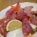 天婦ずし - 佐賀牛刺し