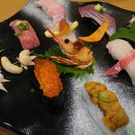 天婦ずし - 特上にぎり