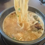 豚骨つけ麺(900円)