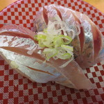 山陰のお寿司ヒトトセ - 境港産 あじ 171円(税別)　(2016.6)