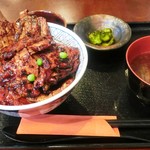 いいやま食事処 あたご亭 - 信州みゆきポークプレミアム飯山豚丼