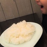 洋食コノヨシ - パパの「大盛りライス」デカッ！