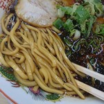 友愛亭 - 平打ちのツルツルツルツル麺です