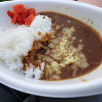 広島お好み焼・カレーTAKU - カレー（400円）＋チーズ（+100円）2016年7月