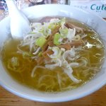一番 - 塩ラーメンのアップ