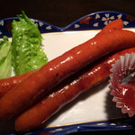 炭火居酒屋 くまさん家 - 辛口ウインナー