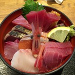 「海鮮丼」（1500円）