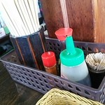 枡うどん - 薬味色々