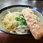 ぶっかけ350円 ちくわ天ぷら90円