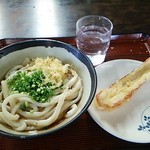 ぶっかけ350円 ちくわ天ぷら90円