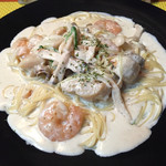 バレーナ - 海老と帆立のクリームパスタランチ