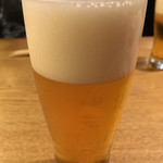 Nagoyaomodakashokudou - 呑みホの とり生ビール