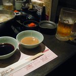 鍋ぞう - ゴマたれとポン酢