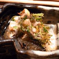 神楽坂 石かわ - 稚鮎　田芹　蓮根のかき揚げ