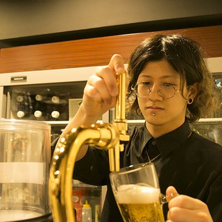 Seinikuoroshinonikubarusanosou - まずはきりっと冷えたビールで乾杯を