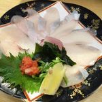 よりみち酒場 檜や - カンパチ薄造り