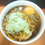 水戸 上りそば - 天ぷらそば430円+生たまご50円