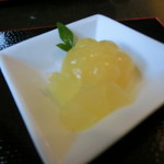 そば処　あいづ - 甘夏のスイーツ付き