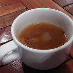 フラミンゴ カフェ - スープはコンソメこちらもセルフ