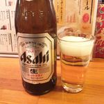くつろぎ居酒屋 我が家 - スーパードライ瓶
