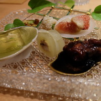 銀座ささ花 - 穴子の冬瓜巻きなど