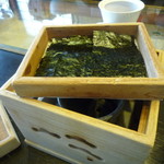 あかん鶴雅別荘　鄙の座 - 炭で炙った焼海苔