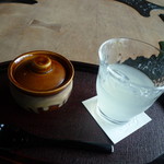 あかん鶴雅別荘　鄙の座 - ウェルカムアイテム、ゆず茶と