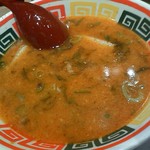 東京じゃんがら - 麺を食べきったとこで、替玉オーダー中に、もっと辛くする！