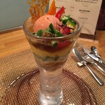 ビストロアム - 野菜のパフェ