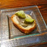 フレンチレストラン・プレジール - 【自家製ピクルスを添えたオープンサンドイッチ】2010/9