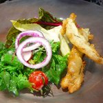 フレンチレストラン・プレジール - 【七ヶ浜のアナゴのフリット】♪2010/9