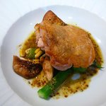 フレンチレストラン・プレジール - 【岩手県産地鶏のハーブロースト】♪2010/9