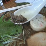麺屋 銀次 - 麺屋銀次　しゃっこいラーメン　魚粉