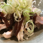 焼き鳥 てつ屋 - ガツ刺辛味噌