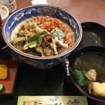 そば処 橋本 - 桜えび天丼