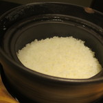 望楼NOGUCHI函館 - 食事：道南産ふっくりんこを釜炊きで