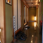 ひつまぶし 備長 - 店内、個室が３部屋ある