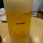 Gyouza Terui - 生ビール(500円)