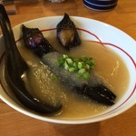 茄子の揚げ出汁 カブのソース、500円