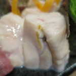 零 - イサキの白子アップ