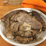 西口やきとん広場 - 皿なんこつ（200円）